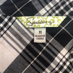 Speechless 🅝🅦🅞🅣 Black Dress with Plaid Design Size 11